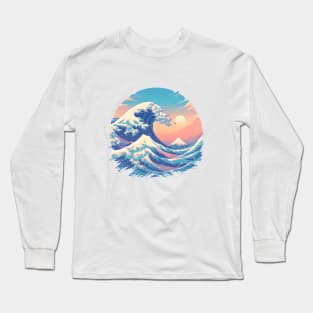 The Great Wave of Kanagawa Long Sleeve T-Shirt